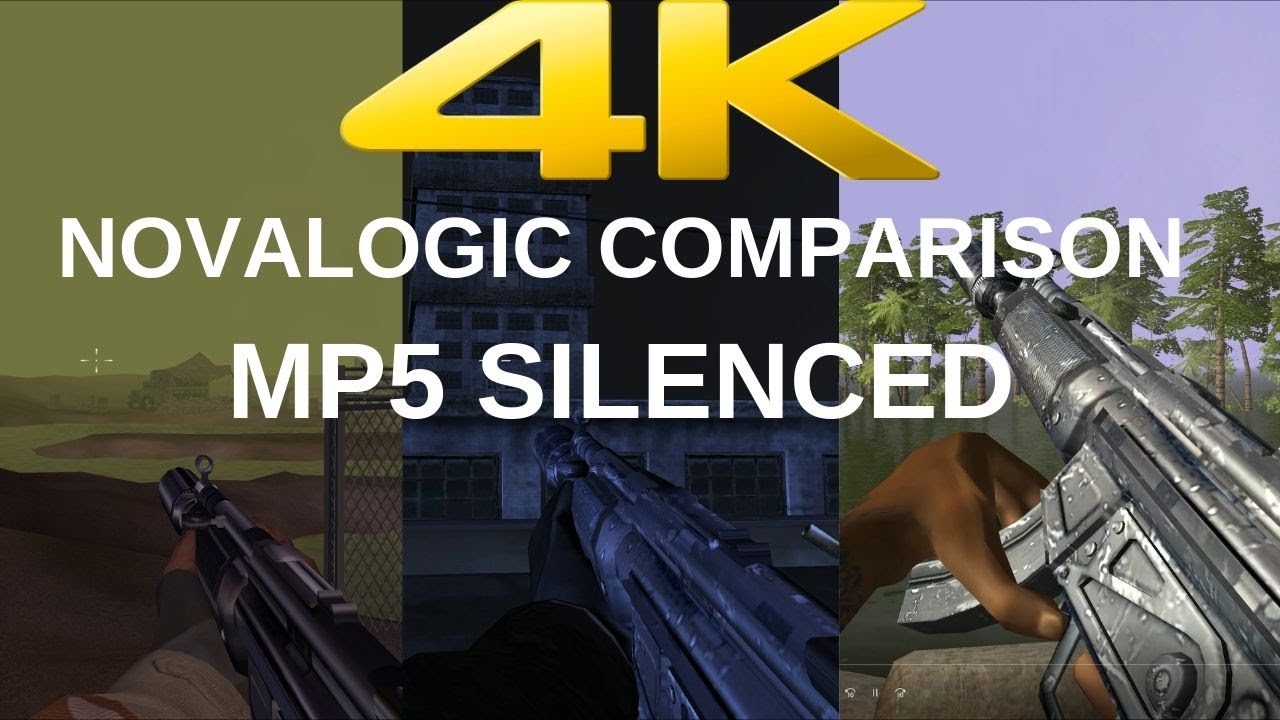 Novalogic Game Similarities | 4K | MP5 Comparison Between Games