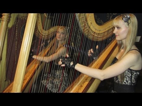 PHANTOM of the Opera: All I Ask of You - Harp Twins - Camille and Kennerly