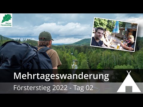 Harzer Försterstieg 2022 (60KM) Tag 02 - Heimberg bis Albertturm | Mehrtageswanderung