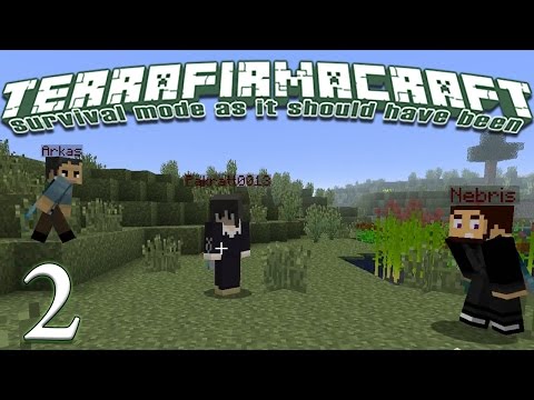Terrafirmacraft Reloaded - E02 - Venturing Out (Minecraft)