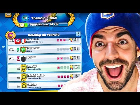 TESTEI MEU DECK PARA O NOVO TORNEIO DO CLASH ROYALE!