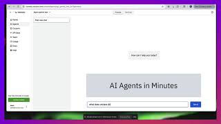 Create an AI Agent in Minutes with Vectara
