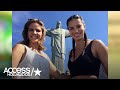 Watch Brazilian Model Adriana Lima Visit Rio S Christ The Redeemer Statue Access Hollywood