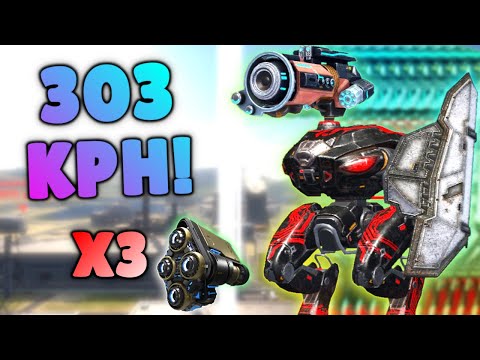 SPEEDSTER HELLBURNER 3x NITRO Unit War Robots Fast MK3 Gameplay WR
