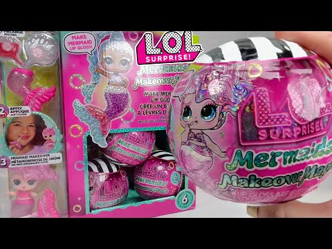 ASMR Unboxing NEW LOL Surprise Mermaid Magic Makeover Oddly Satisfying NO Talking