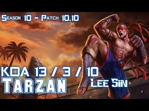 Tarzan LEE SIN vs ELISE Jungle - Patch 10.10 KR Ranked