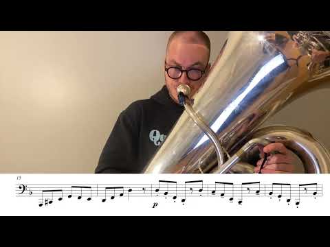 2022-2023 GMEA All-State Tuba Middle School Technical Etude