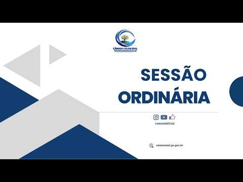 Sessão Ordinária- 11 de maio de 2026