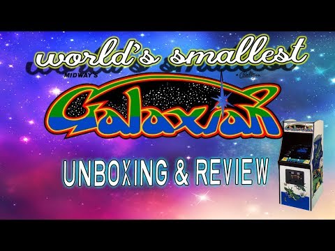 Tiny Arcade "Galaxian" World'S Smallest Arcade Unboxing & Review