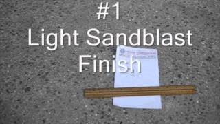 Forta Ferro Sandblast Finish