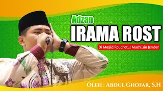 Download lagu Adzan Irama Rast Menggelegar Di Masjid Roudhotul Muchlisin Jember mp3