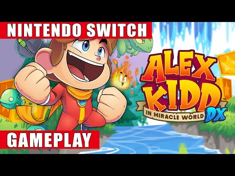 Alex Kidd in Miracle World DX Nintendo Switch Gameplay