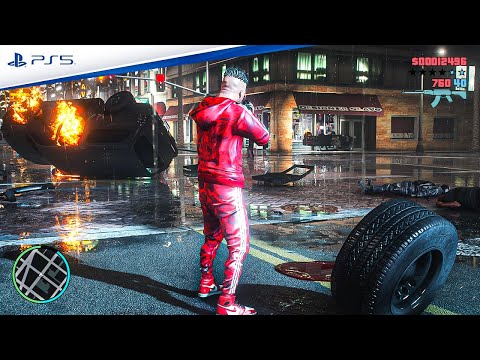 ⁴ᴷ⁶⁰ GTA 6 PS5 Graphics!? Five Star Police Chase & Action Gameplay - GTA 5 Maxed-Out RTX 4090 [4K]