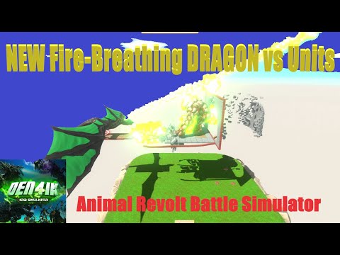 NEW Fire-Breathing DRAGON vs Units - Animal Revolt Battle Simulator - Den4ik-ARBSimulator