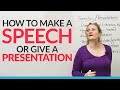 How to give the BEST speech or presentation in ...