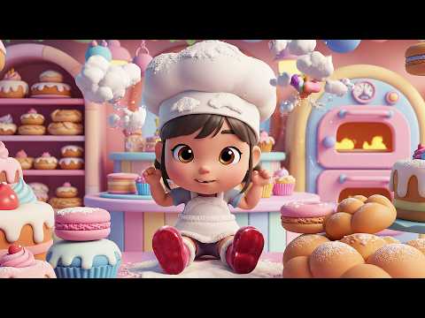 Pat-a-Cake Time Travel Bakery Challenge | History & Baking Song for Kids