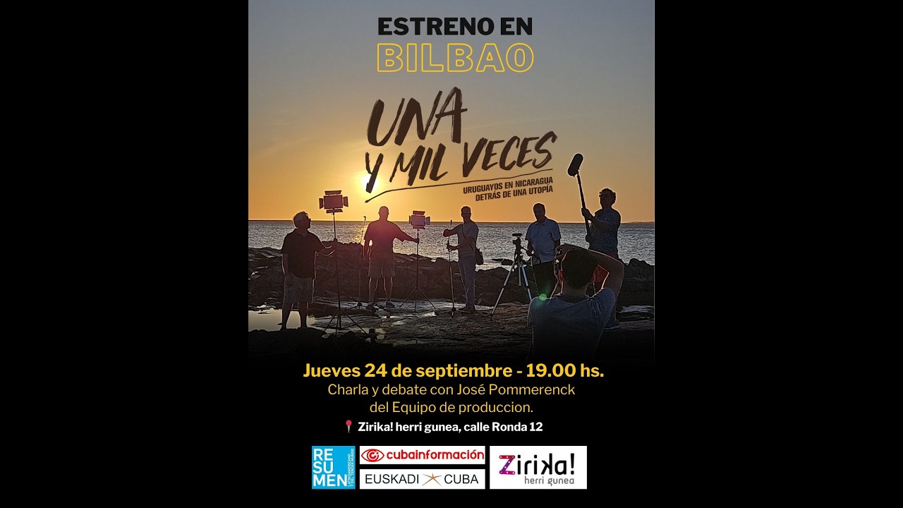 “Una y mil veces”, documental entre Uruguay, Nicaragua y Cuba que reivindica el internacionalismo