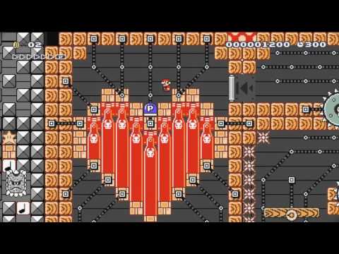 SUPER MARIO MAKER: Super Mario Vs Mecha Bowzilla by Kiavik