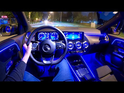 Neuer Mercedes GLA 2020 - Nacht POV TEST Drive (200d)