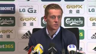 preview picture of video 'Garry Monk discusses Swansea City caretaker appointment'