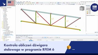 Kontrola obliczeń dźwigara stalowego w programie RFEM 6