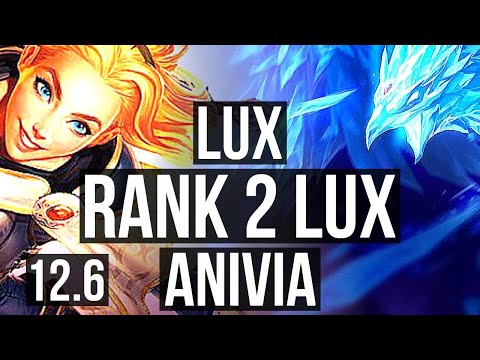 LUX vs ANIVIA (MID) | Rank 2 Lux, Legendary, 800K mastery, 14/5/11 | NA Challenger | 12.6