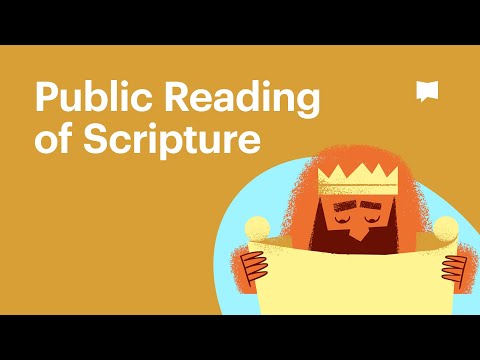 Public Reading of Scripture Video