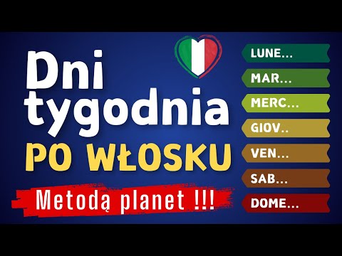 Dni Tygodnia po Włosku: Naucz się Skutecznie w 5 MINUT!