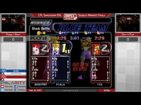 CFL Smackdown 155 Melee - Panda + Envy vs Oaty + Plup - Doubles WF