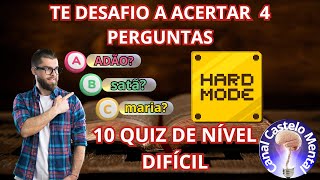 Perguntas Bíblicas nível difícil.