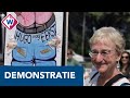 Demonstratie tegen de spoedwet op het Malieveld