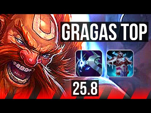 GRAGAS vs CAMILLE (TOP) | 5/0/4 | EUW Master | 25.8
