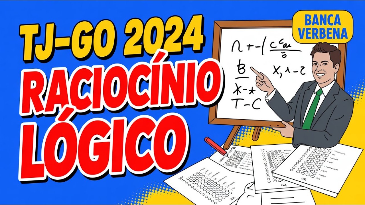 Resolução de Questões - Raciocínio Lógico e Matemático - Instituto Verbena (UFG) - TJ GO 2024