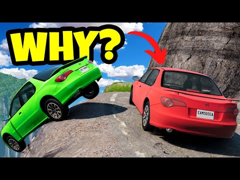 We RACED on a Dangerous Mountain Road in BeamNG Drive Mods Multiplayer!