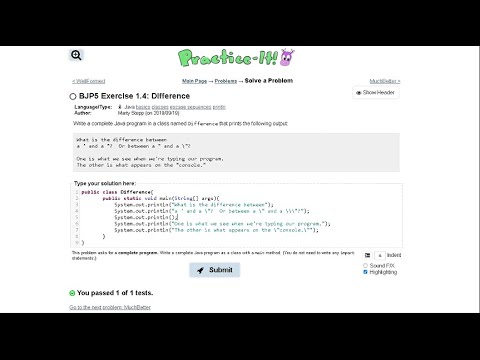Java Practice It Introduction To Java Programming Exercise 1 4 Difference