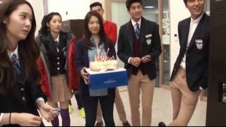 Lee min ho park shin hye & Kim woo bin funny moment Heirs Special Making video