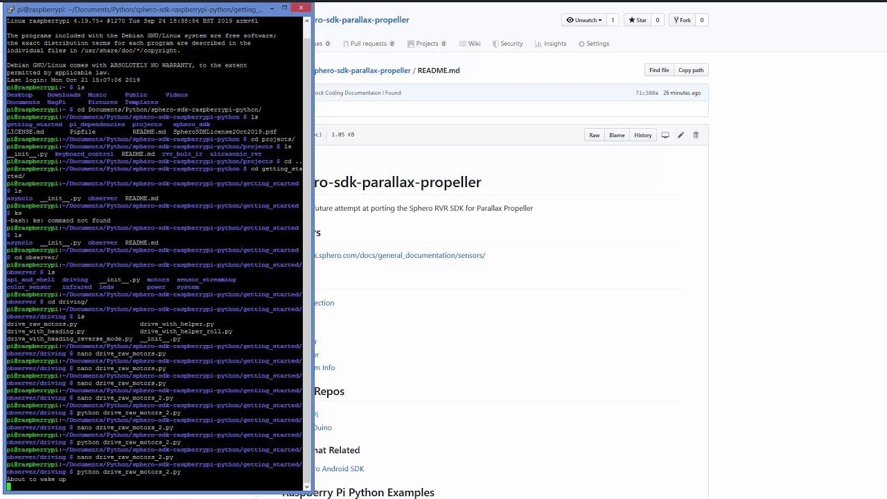 First Sphero RVR SDK Raspberry Pi Program | Kinvert