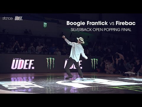 Boogie Frantick (USA) vs Firebac (KOR) ► Popping Final x Silverback Open 2017 x .stance ◄