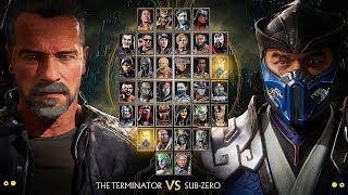 MORTAL KOMBAT 11 THE TERMINATOR VS SUB ZERO (VERY HARD) GAMEPLAY HD 60 FPS NO COMMENTARY