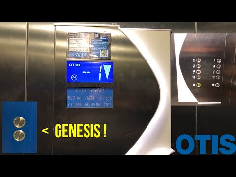 Brand New 2017 Otis Gen2 Pure Edition MRL Traction Elevators (w/Genesis buttons) @ Boulogne-sur-Mer*