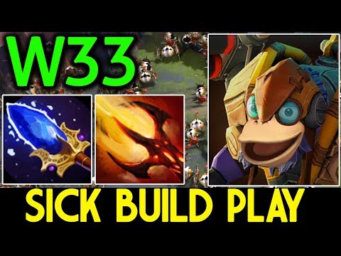 W33 Dota 2 [Tinker] Sick Build Play! Spam Nonstop