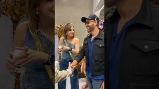 Hrithik Roshan and Sussanne Khan Spotted while the