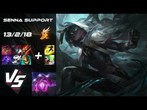 SUPPORT Senna vs Vel'Koz - EU Challenger Patch 14.21
