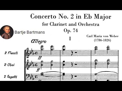 Carl Maria von Weber - Clarinet Concerto No. 2 in E flat major, Op. 74 (1811)