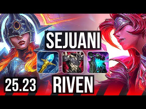SEJUANI vs RIVEN (TOP) | Dominating | KR Master | 25.23
