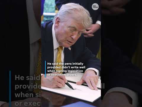 Trump touts value of Sharpies during Cabinet meeting