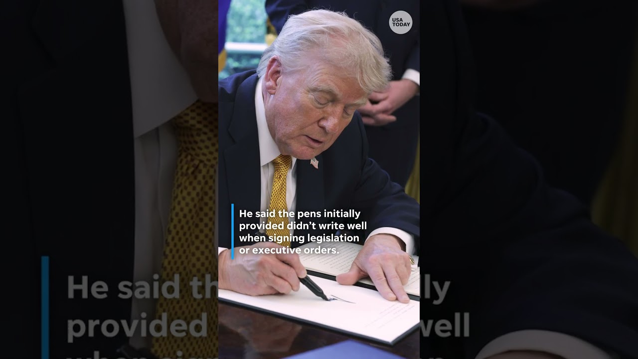 Trump touts value of Sharpies during Cabinet meeting