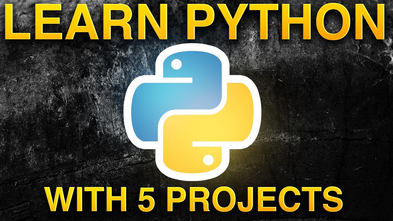 Learn Python With 5 Projects - From Beginner to Advanced