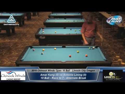 Amar Kang vs Antonio Lining - 2016 CWO 10 Ball