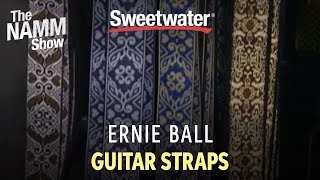 Video thumbnail for Ernie Ball Guitar Straps at Winter NAMM 2019 by Sweetwater
